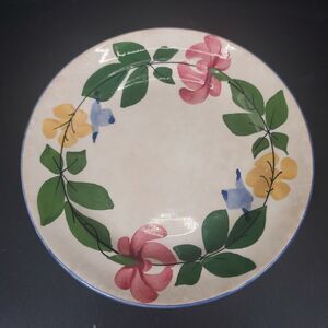 Norman W Franks Floral Plate 6.5” Bayswater London Antique England